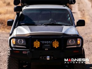 Toyota Tacoma Flexible Solar Panel Kit - Complete Kit w/ Waterproof Controller + Hood Decal - 1st&2nd Gen w/o Hood Scoop - 90W